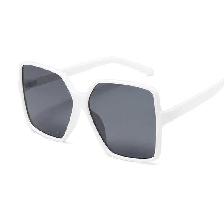 Square big frame colorful sunglasses