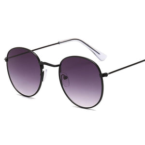 Classic small frame round retro sunglasses