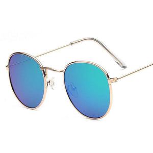 Classic small frame round retro sunglasses