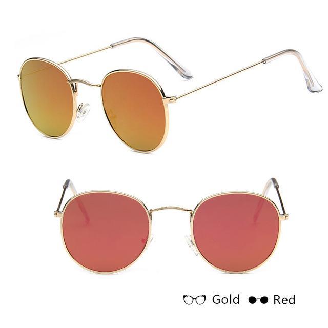 Classic small frame round retro sunglasses