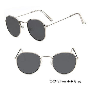 Classic small frame round retro sunglasses