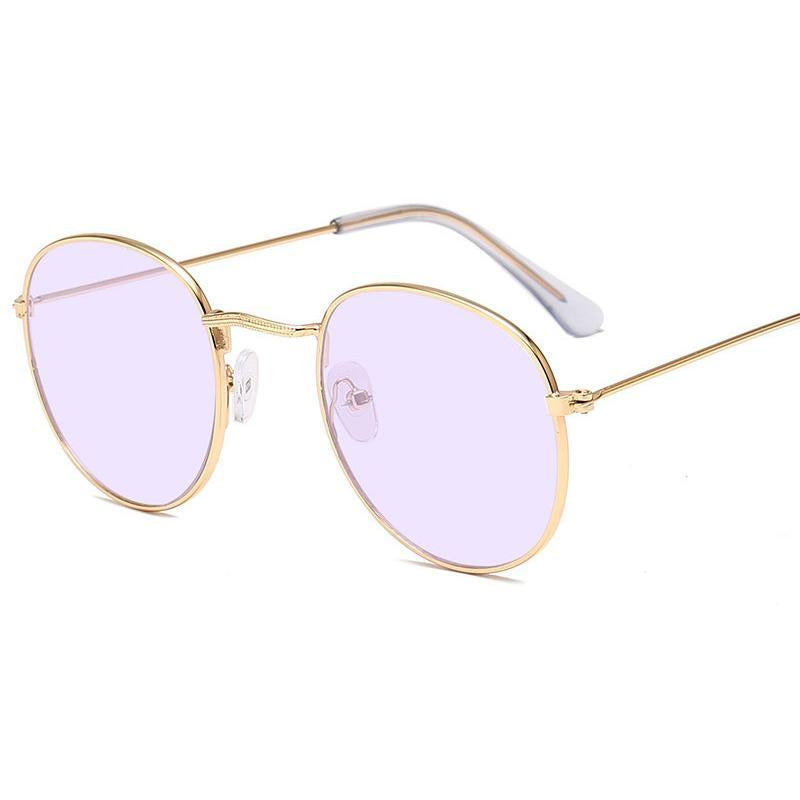 Classic small frame round retro sunglasses