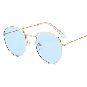 Classic small frame round retro sunglasses